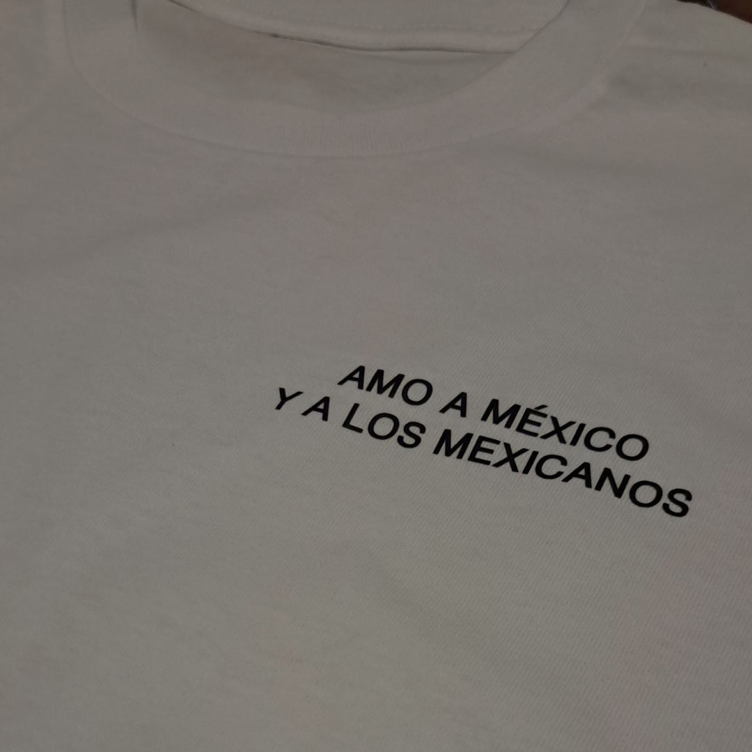 Playera "Amo a México y a los Mexicanos"