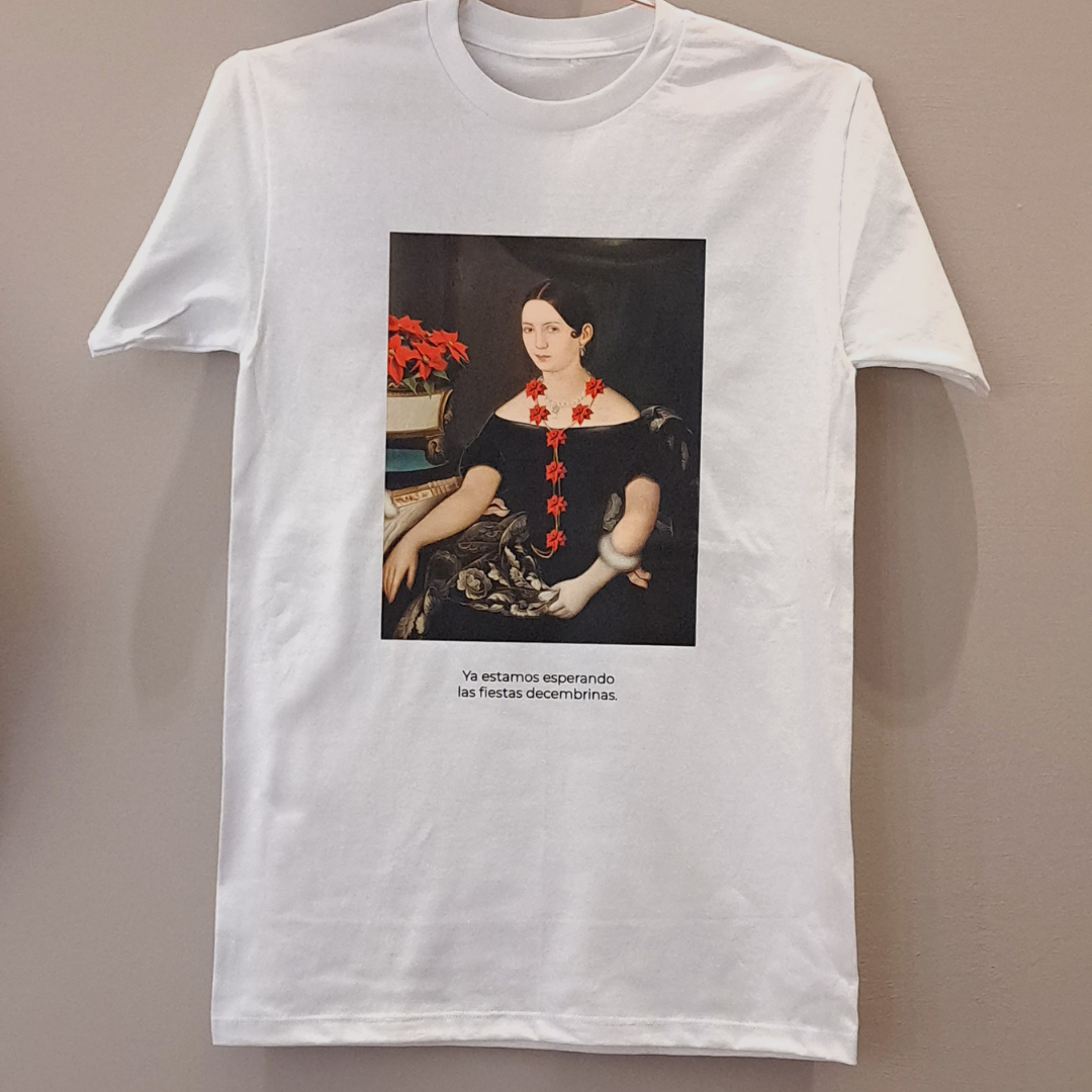 Playera "Esperando las fiestas decembrinas"