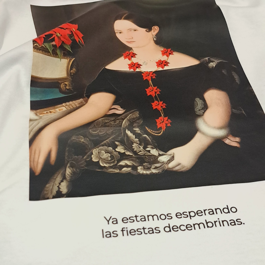 Playera "Esperando las fiestas decembrinas"