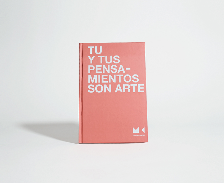 Libreta “Tu y tus pensamientos son arte"
