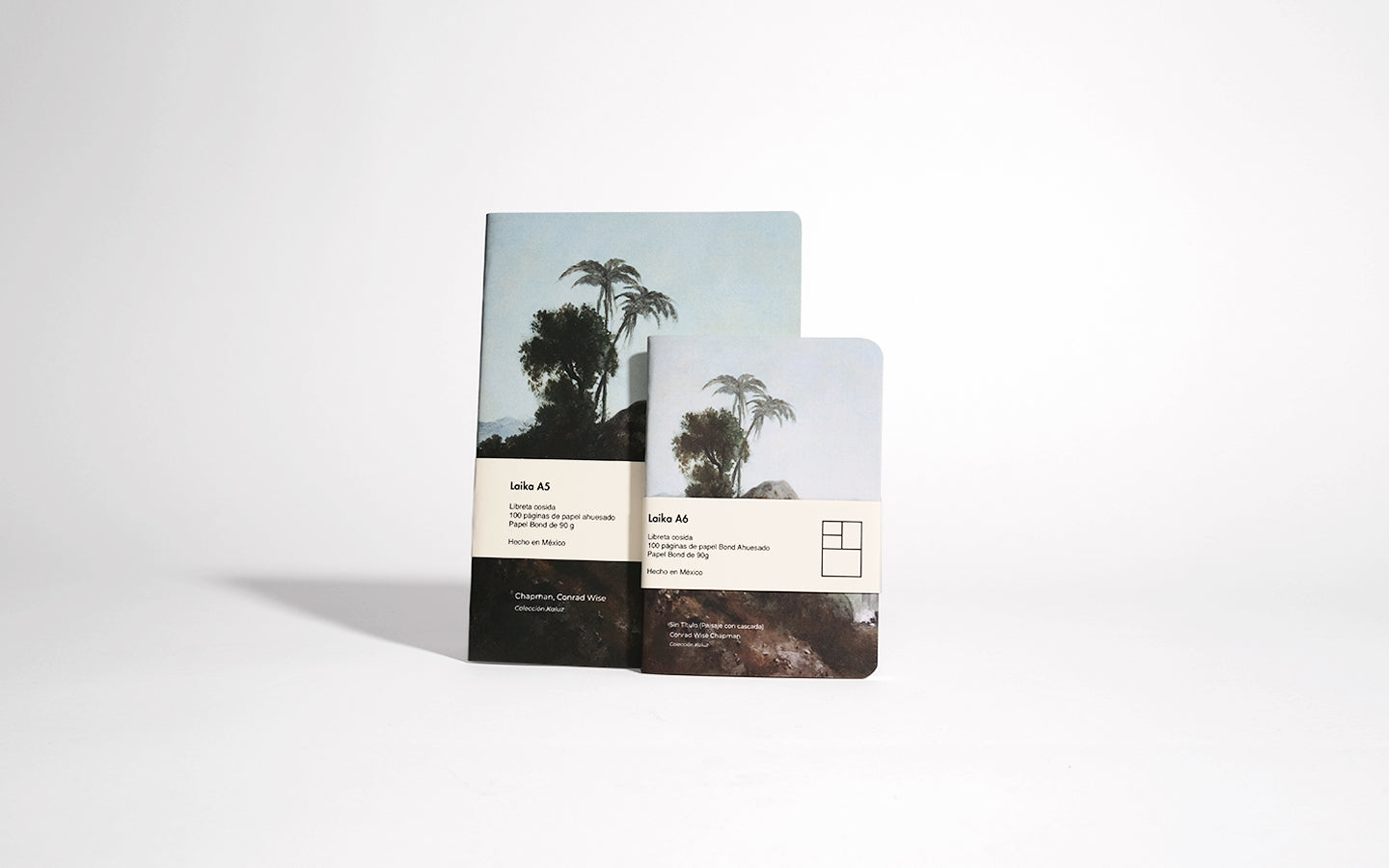Libreta Paisaje con Cascada