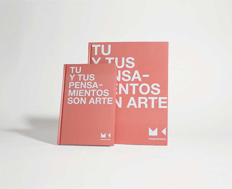 Libreta “Tu y tus pensamientos son arte"