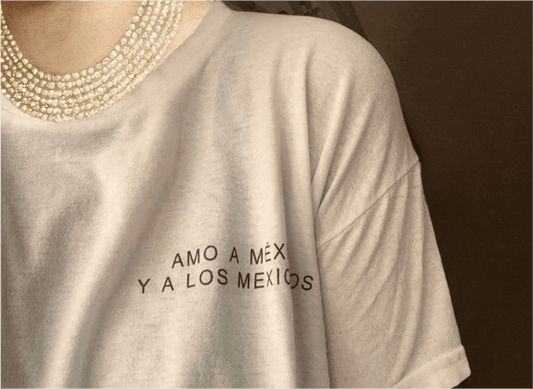Playera "Amo a México y a los Mexicanos"